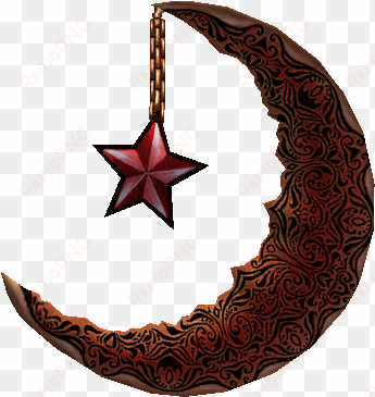 red crescent moon 1 - red