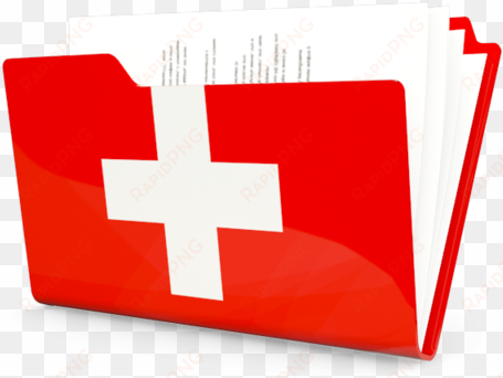 red cross folder icon