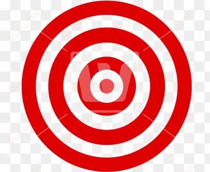 red darts target aim png - shooting target