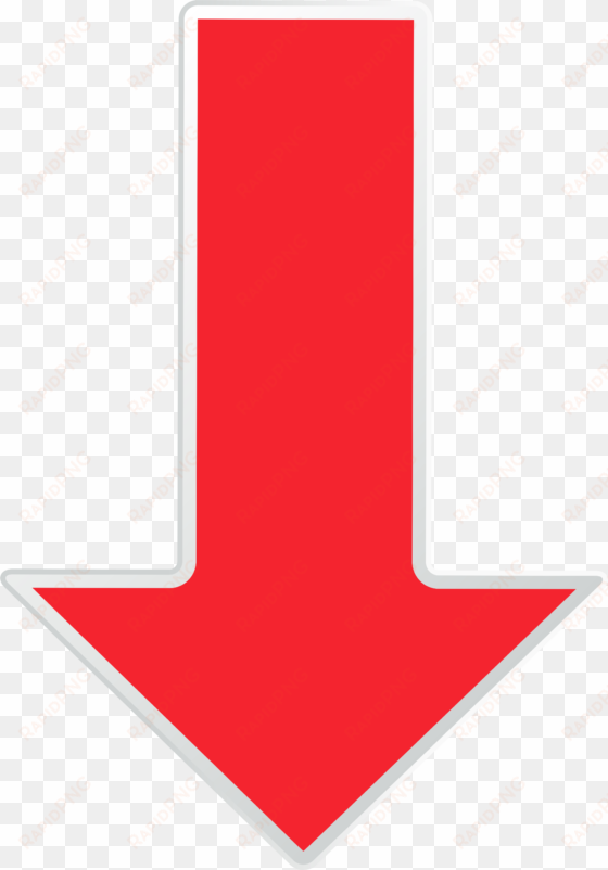 red down arrow png