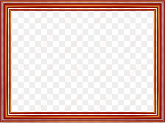 red elegant 3 separate bands rectangular powerpoint - Деревянная Рамка Для Фото png