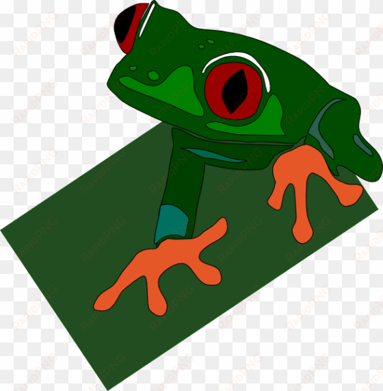 red eye frog svg clip arts 588 x 600 px