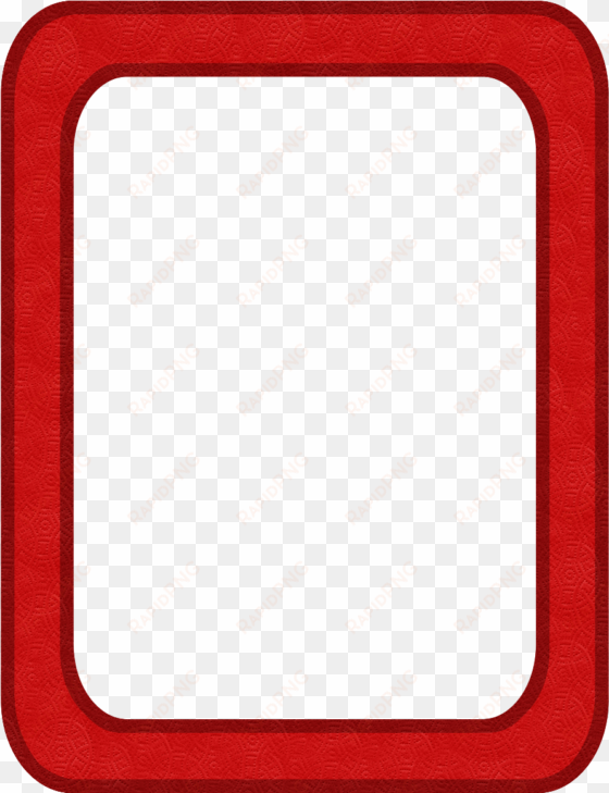 red frames png - home