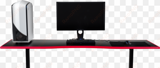 red gaming desk - opedge gaming desk by opseat