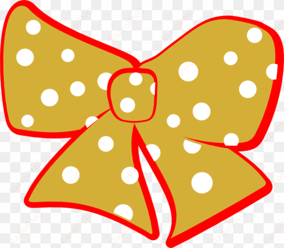 red gold cheer bow clip art at - gold bow clip art