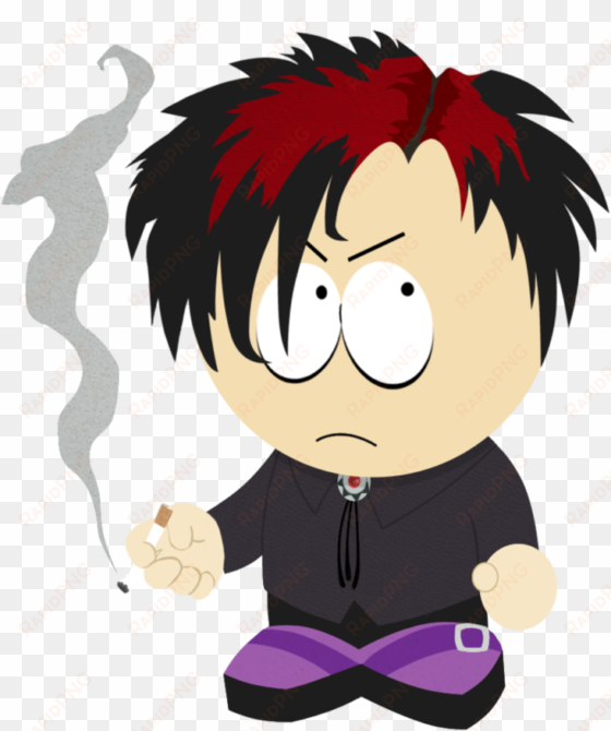 red goth by koisnake on deviantart - south park