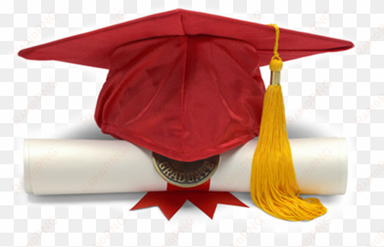 red graduation hat png - red graduation cap png