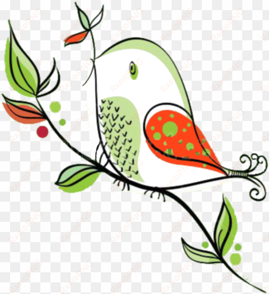 red headed finch clipart whimsical bird - bird illustration