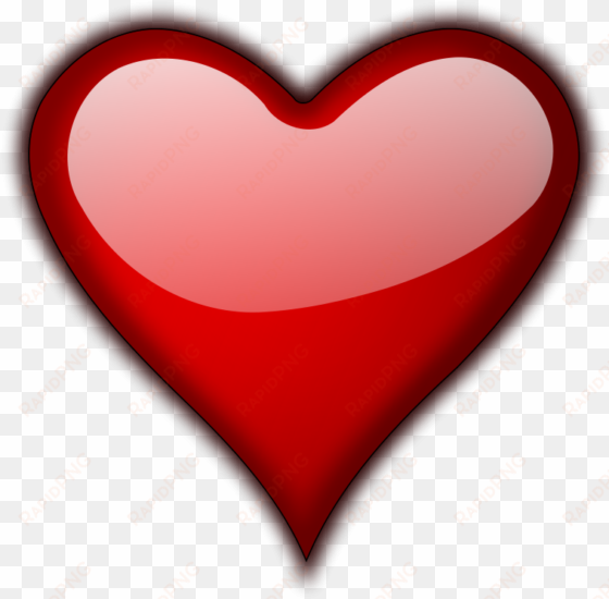 Red Heart Clipart With No Background Nibraelia - Valentine Heart transparent png image