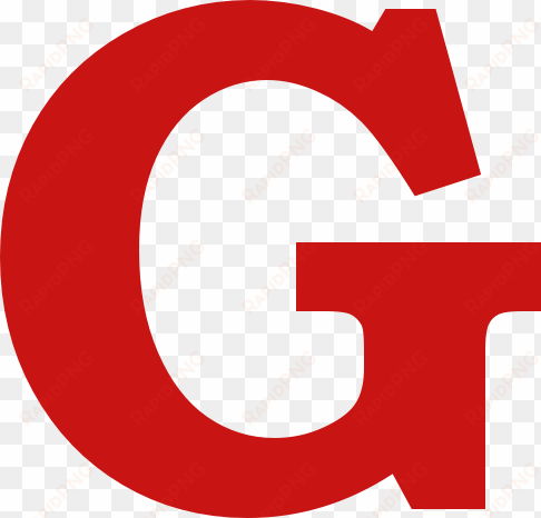 red letter g png - big red letter g