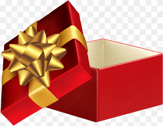 red open gift box png clip art image gallery - open gift box png
