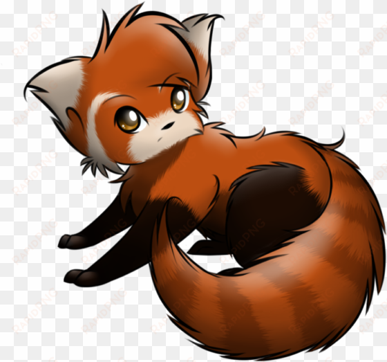 red panda' by toru sanogawa cute idea for a tattoo - kawaii anime red panda