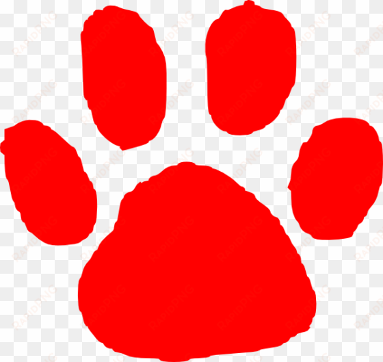 red paw print png