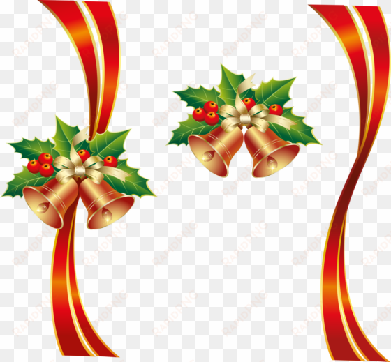 red ribbon christmas png image - christmas ribbon transparent background ]