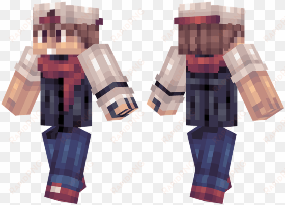 red scarf - minecraft skins with scarf