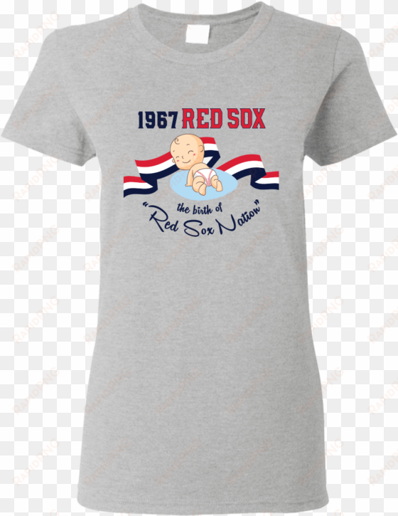 red sox womens t-shirt - maybe i was too late to be his first