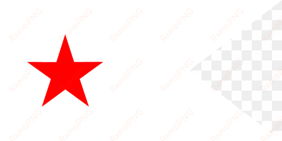 red star flag - red star california flag