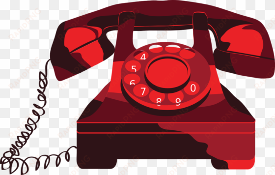 red telephone png - old telephone clip art