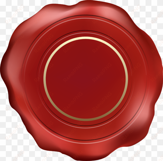 red wax stamp png clipart image - red stamp seal png