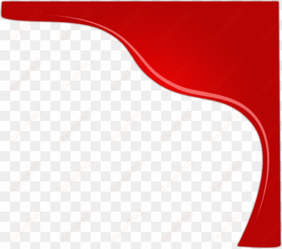 red wedding border png - red color design png