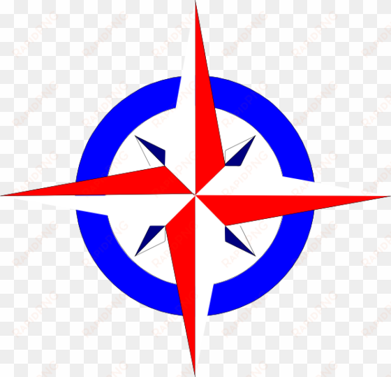 red white and blue stars clipart collection picture - compass rose clip art