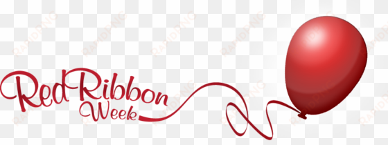 red & white ribbon week - red ribbon week clip art