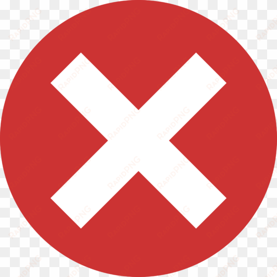red x in circle - x .ico