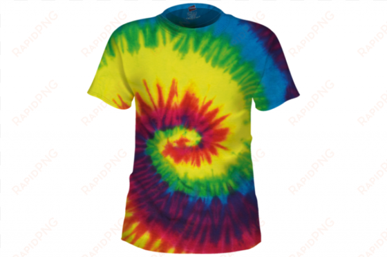 red yellow and green tie dye