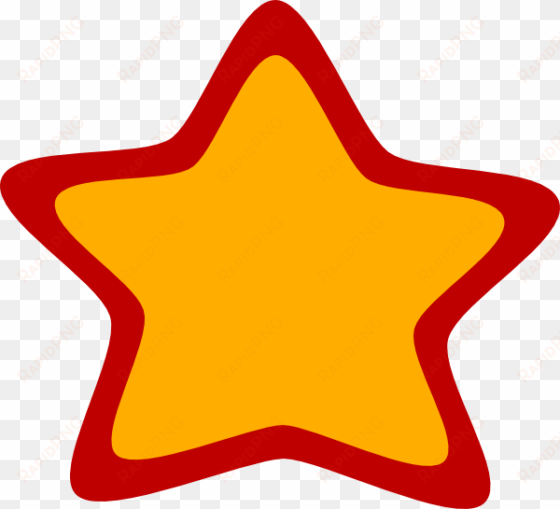red yellow star clip art at clker - red and yellow star