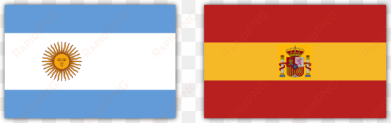 redesignsargentina and spain flags in the style of - spain flag
