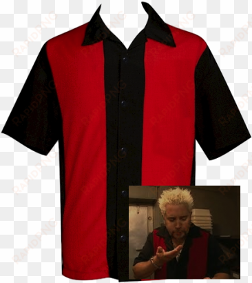 redhot ~ inspired by guy fieri - mens red camp shirt