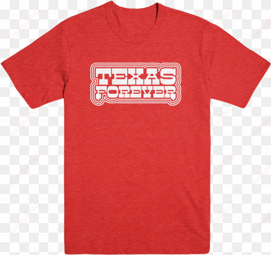 redneck "texas forever" - balenciaga red t shirt mens