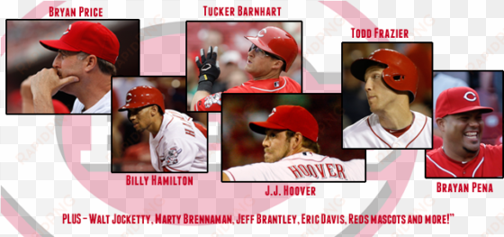 reds fans, guarantee your 2015 mlb® all-star game® - autographed tucker barnhart photo - 8x10