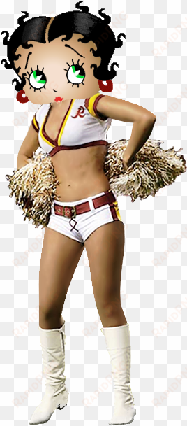 redskins cheerleaders, betty boop pictures, washington - betty boop