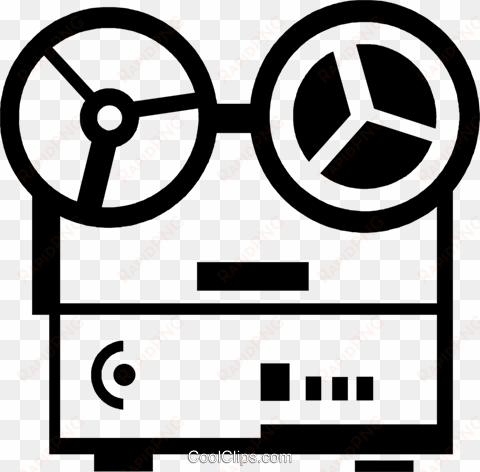 reel to reel tape recorder royalty free vector clip - tape reel png