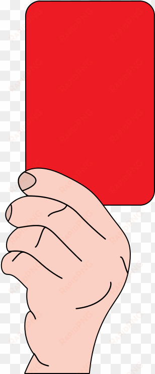 REF - REFEREE RED CARD PNG.PNG Ref - Referee Red Card Png transparent png image