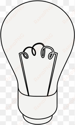 regular lightbulb icon image - incandescent light bulb