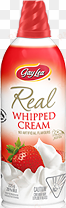 regular whipped cream - real whipped cream can