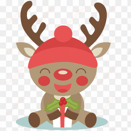 reindeer antlers png tumblr - cute christmas reindeer clipart