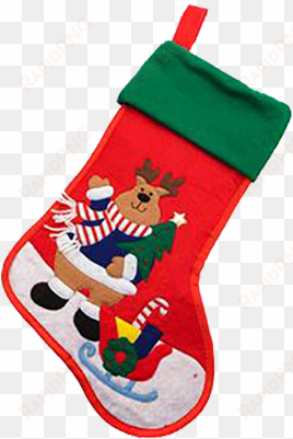 reindeer - christmas stocking