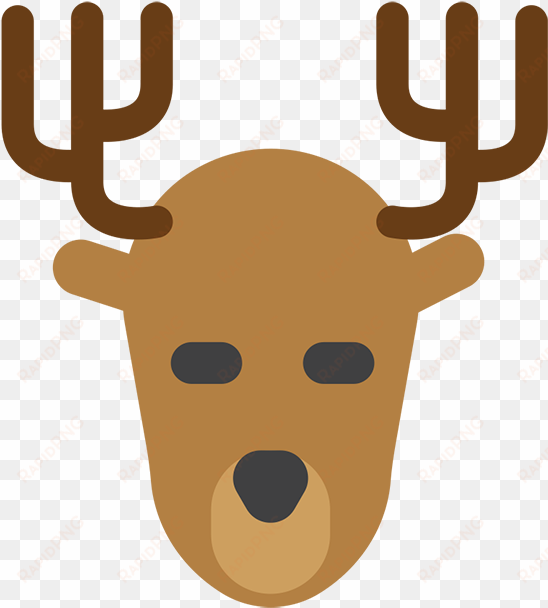 reindeer - reindeer emoji png