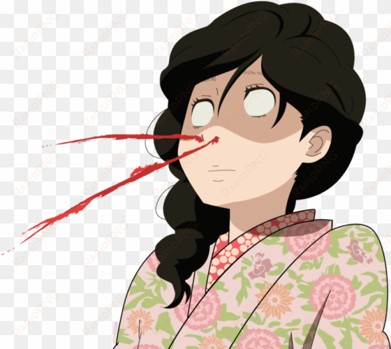 related wallpapers - anime bloody nose png