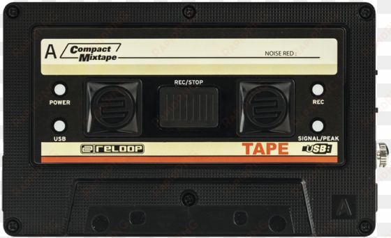 reloop tape usb mixtape recorder with retro cassette - reloop tape