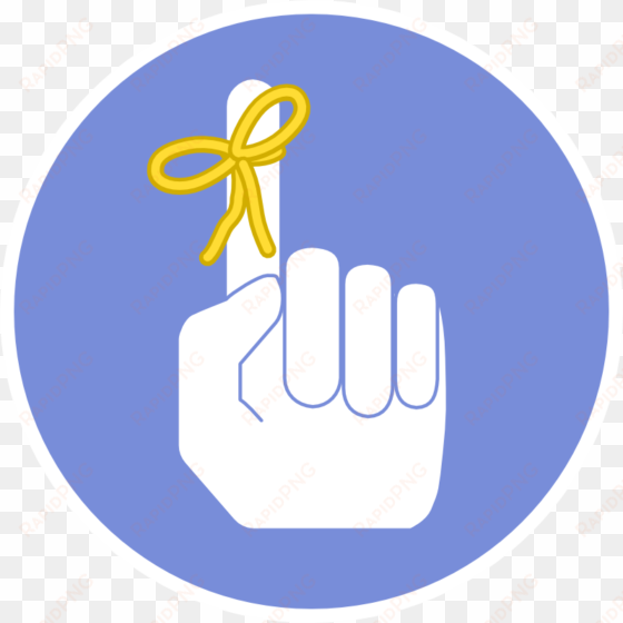 remember finger png - finger remember icon