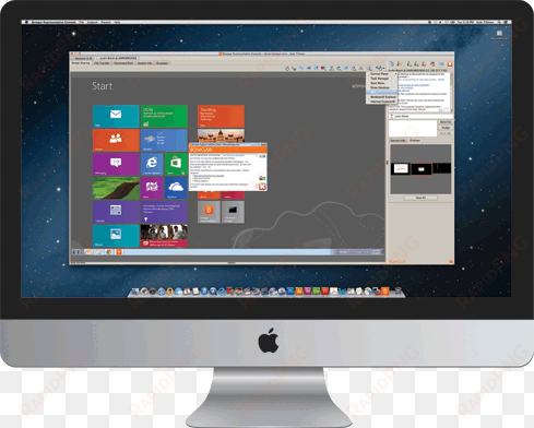 remote desktop from mac to pcs or mobile devices - mac os x desktop computer