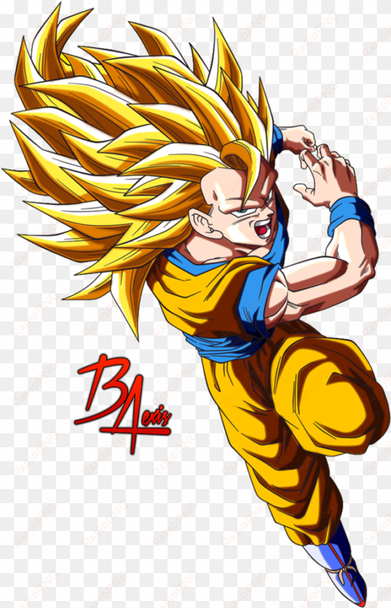 render de goku ssj3 by brianedition - dragon ball z: battle of gods dvd (movie)