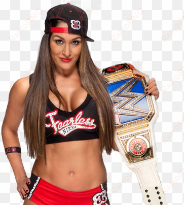 renders backgrounds logos - nikki bella champion png