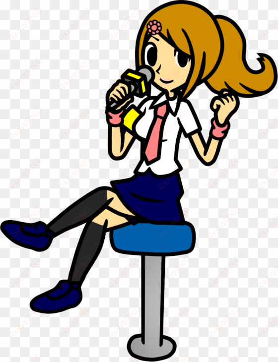 reporter png images free download - ringside reporter rhythm heaven