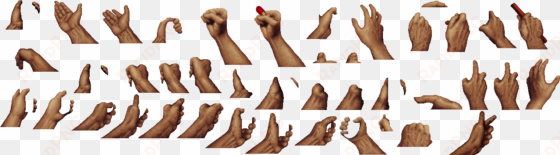 [request] Feminine Hand Sprites - Zdoom Blood Hands Sprites transparent png image
