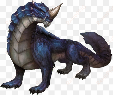 resembling a wingless blue dragon, the guard drake - hoard of the dragon queen guard drake